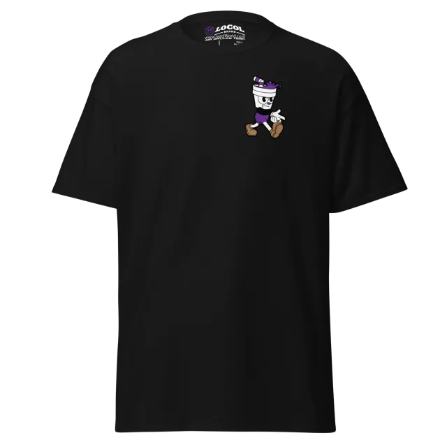 Razel Dubb Cup T-shirt Zwart 100% katoen