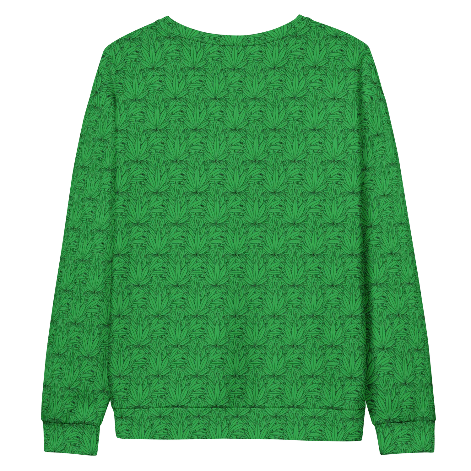 Razel Marijuana Tree Star Motif Sweater unisex