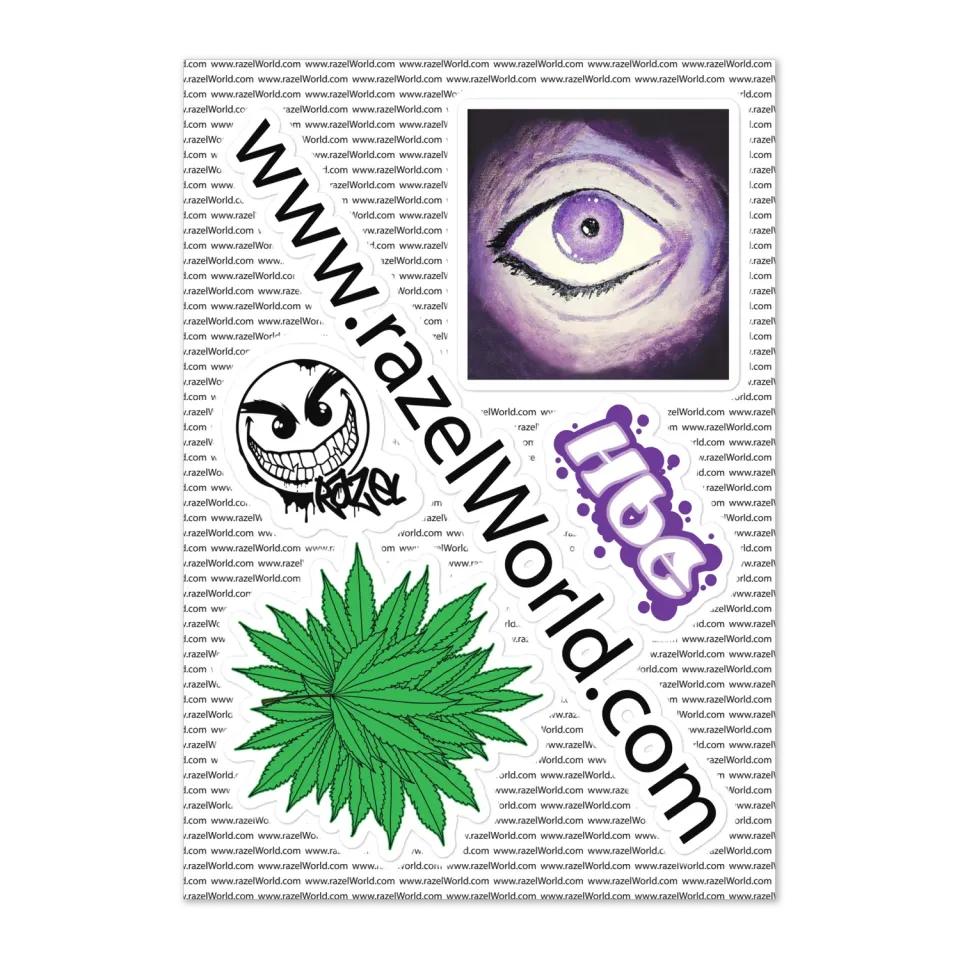 Razel Stickervel Glossy A5 voor binnen