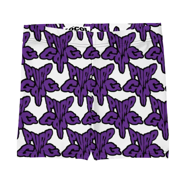 Razel Purp Gang Rock Star Motif Short stretch