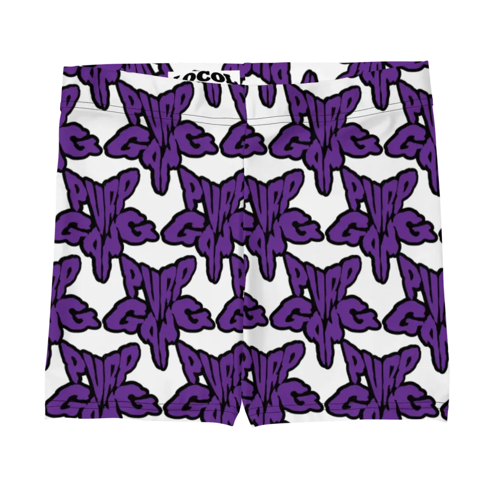 Razel Purp Gang Rock Star Motif Short stretch