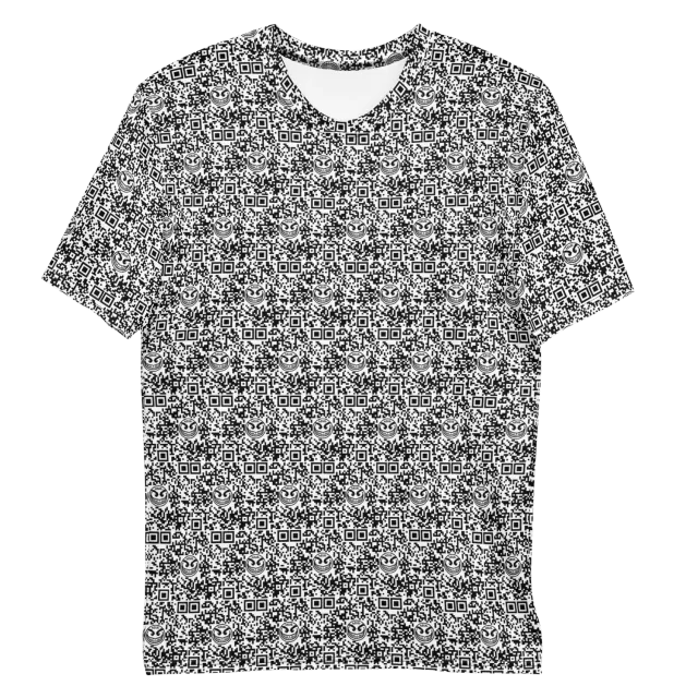 Razel Face QR Code T-shirt regular fit stretch