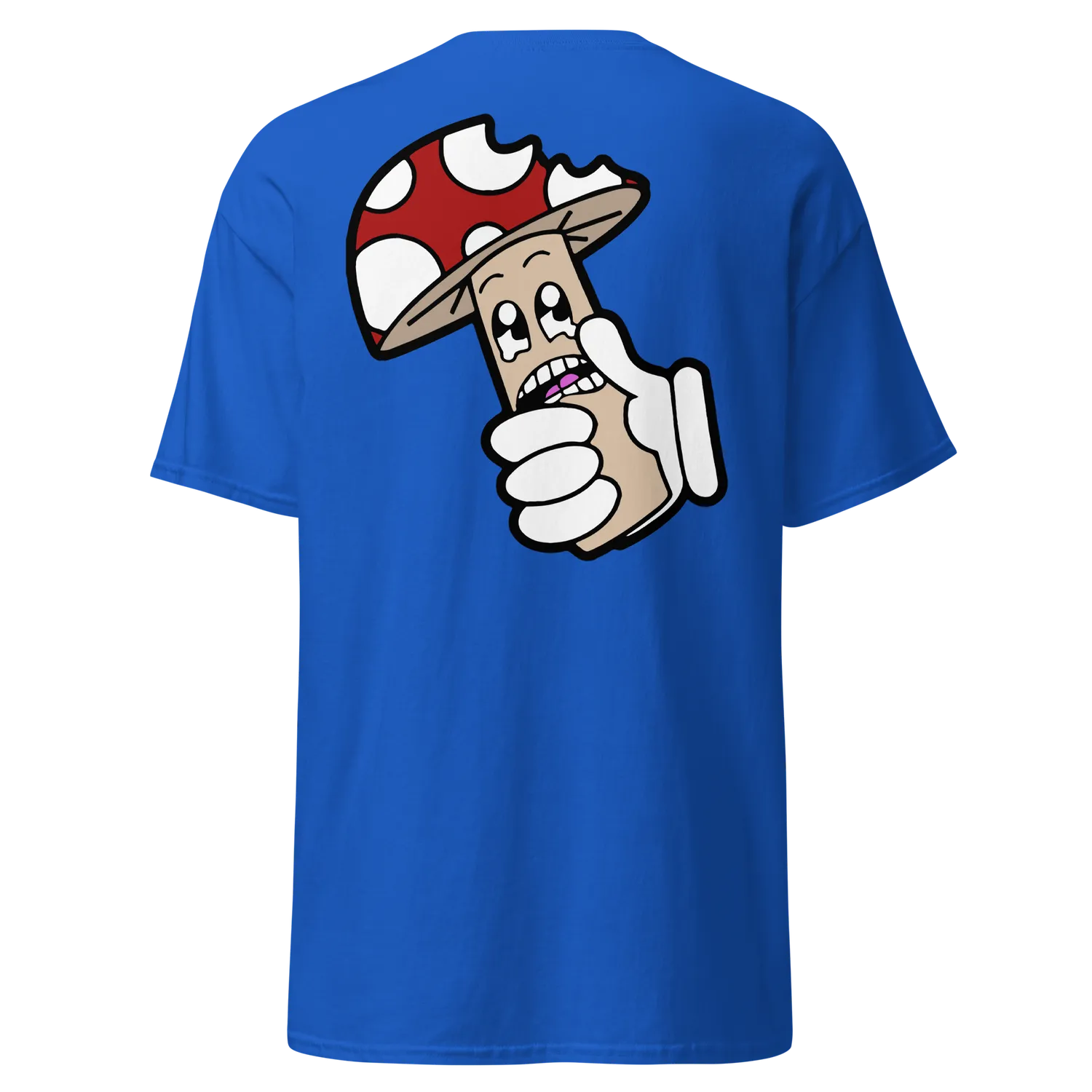 Boom Bite Tee T-shirt zwart katoen voor-achterprint