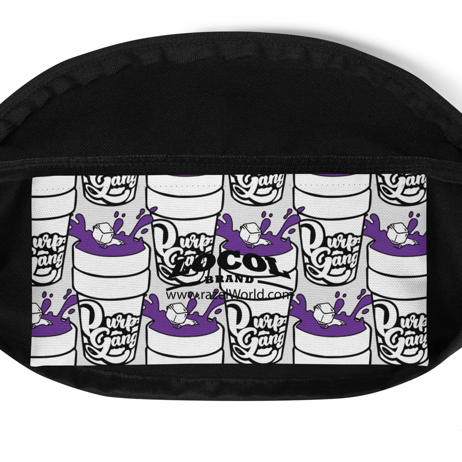 Razel Purp Gang Double Cup Motif Heuptas waterafstotend