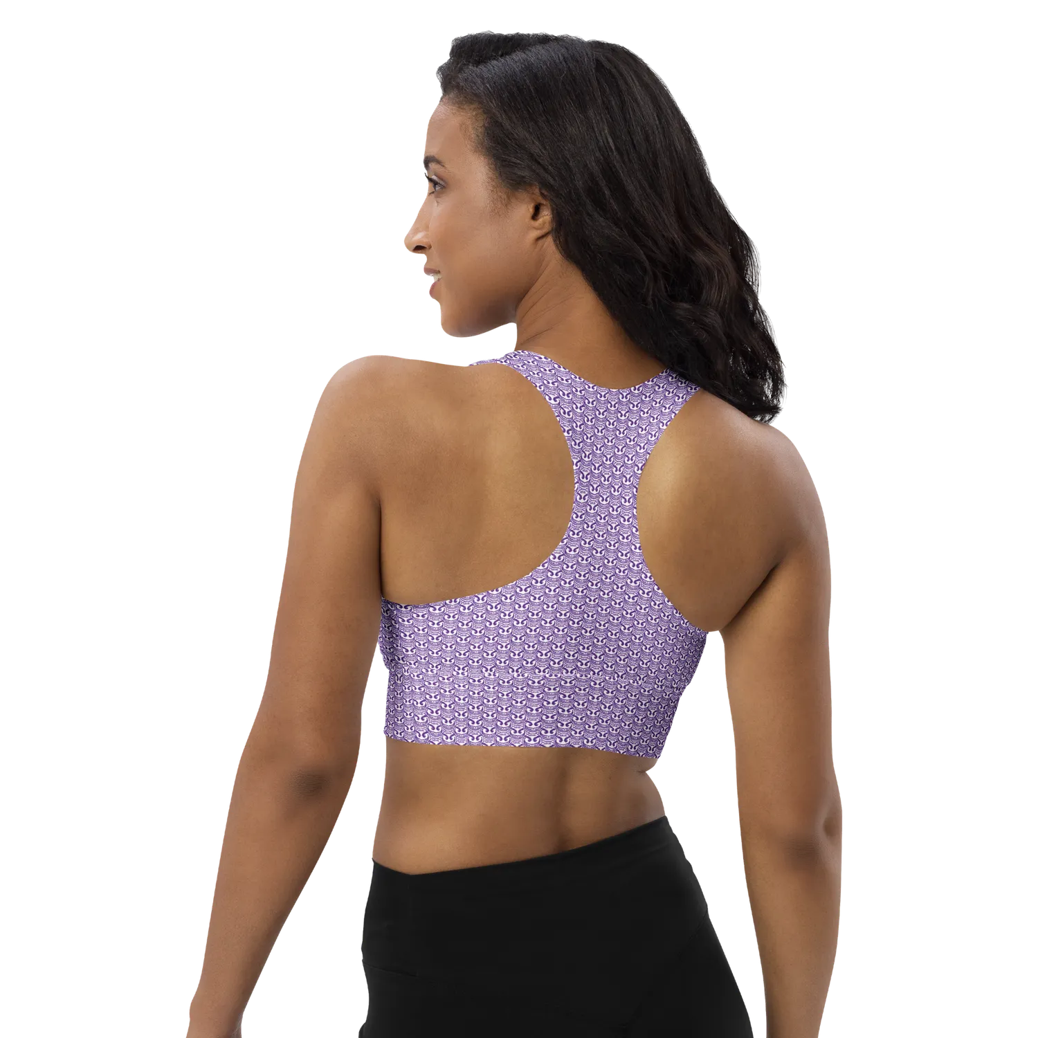 Razel Face crop top sport compressiestof padded