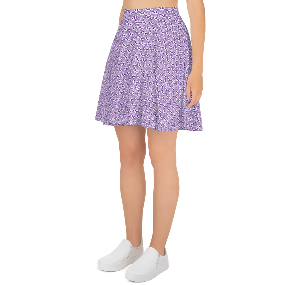 Razel Face Motif zonnrok M elastisch