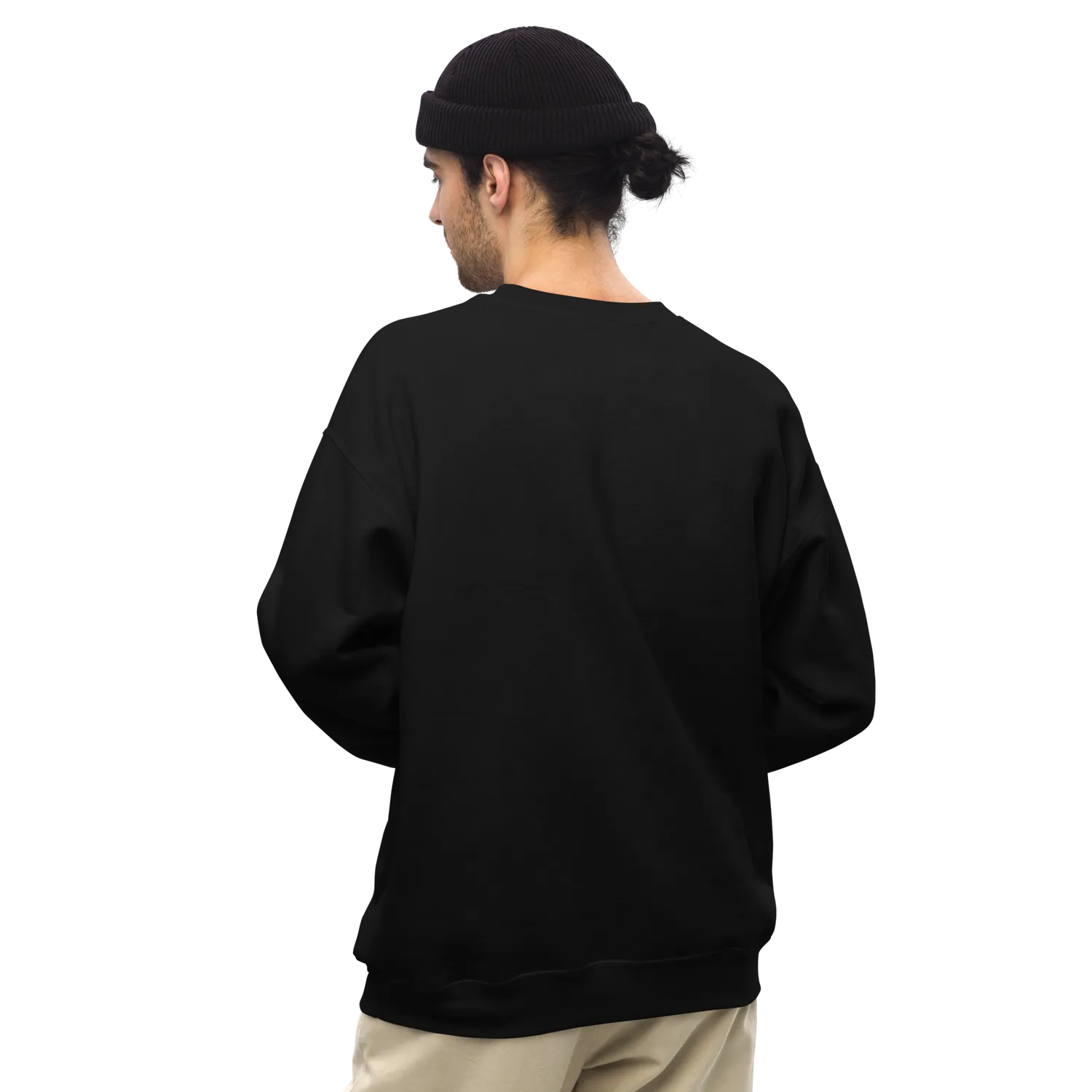 Razel Purp Gang Rock Star sweater zwart geborduurd