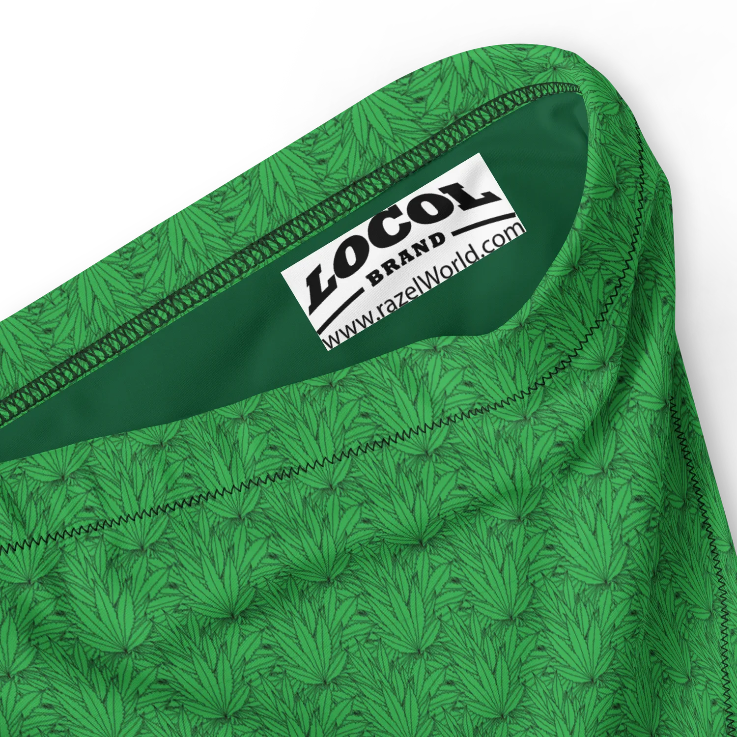 Razel Marijuana Tree Star high-waisted bikinibroekje