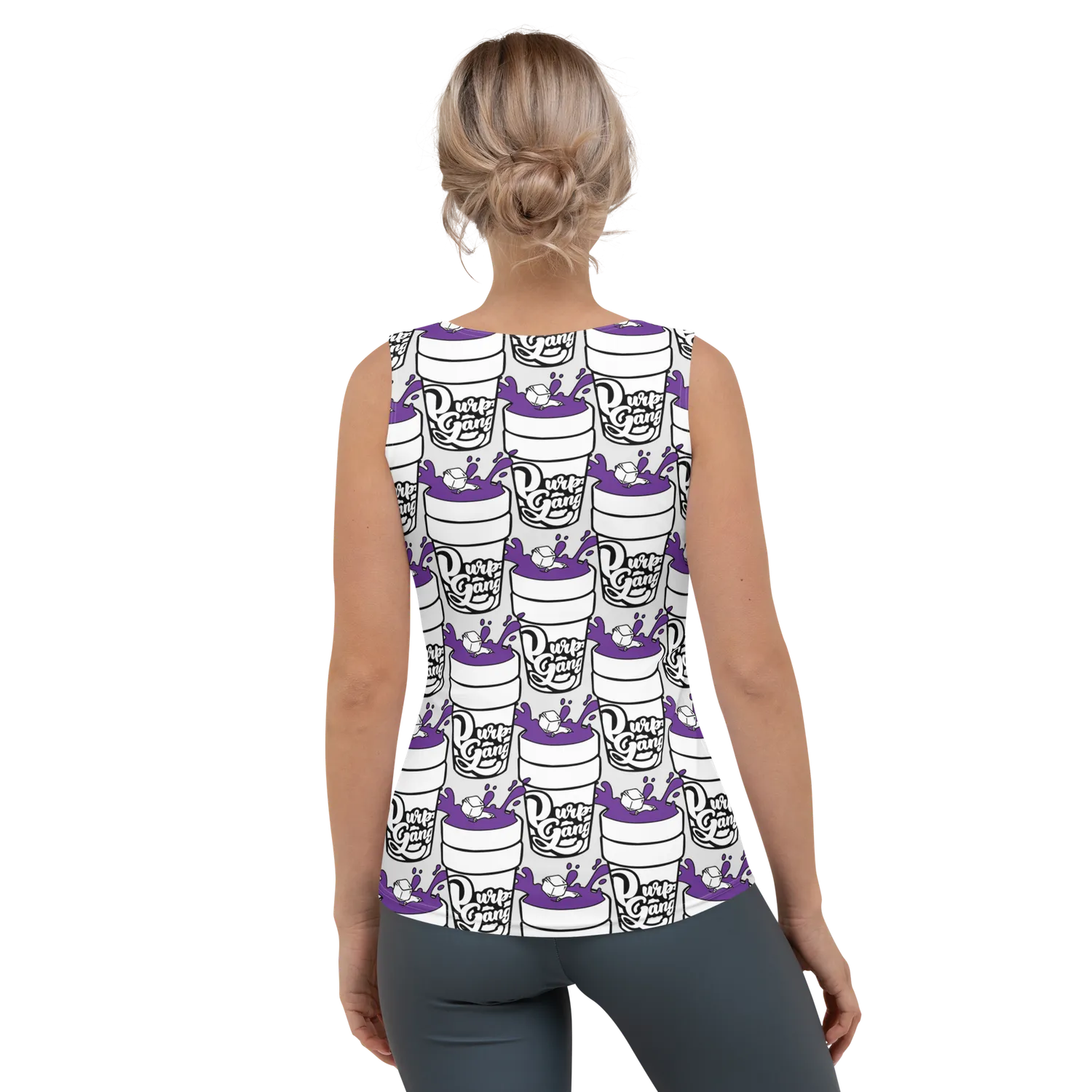 Razel Purp Gang Double Cup tank top dames stretch