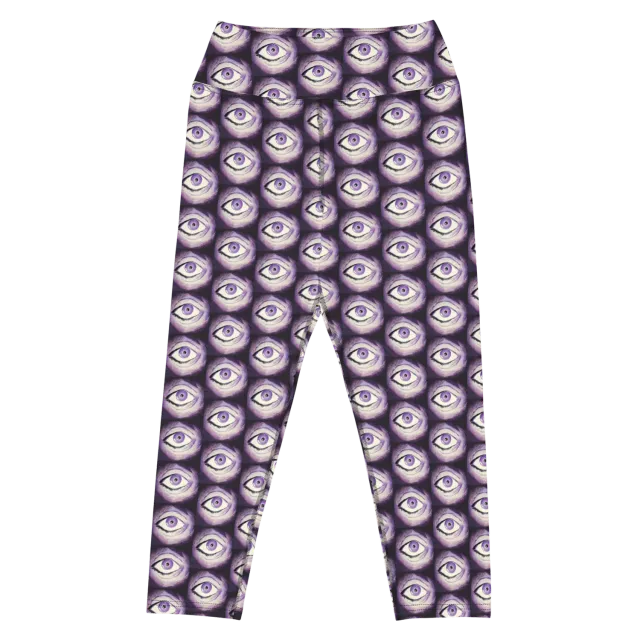 Razel Thousand Eyes yoga capri zwart stretch
