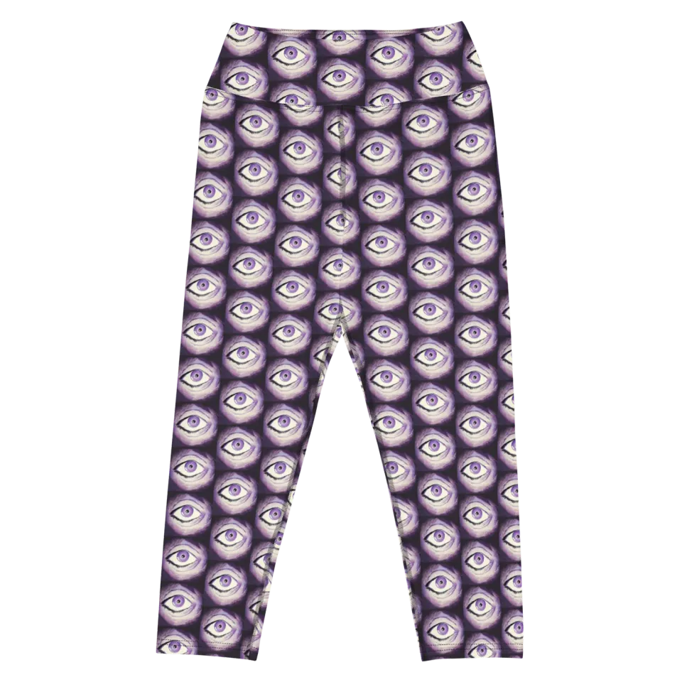Razel Thousand Eyes yoga capri zwart stretch