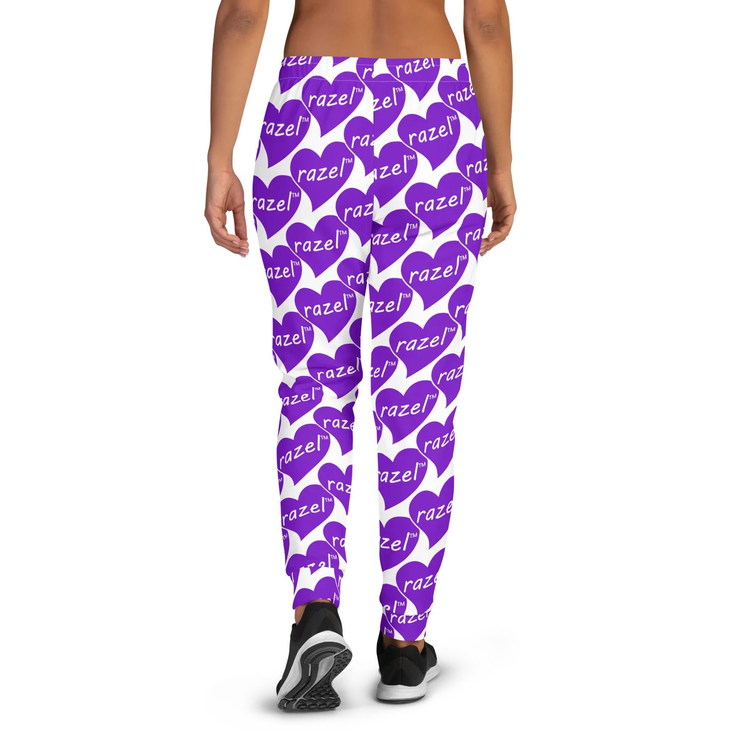 Razel Purple Hearted dames joggingbroek fleece