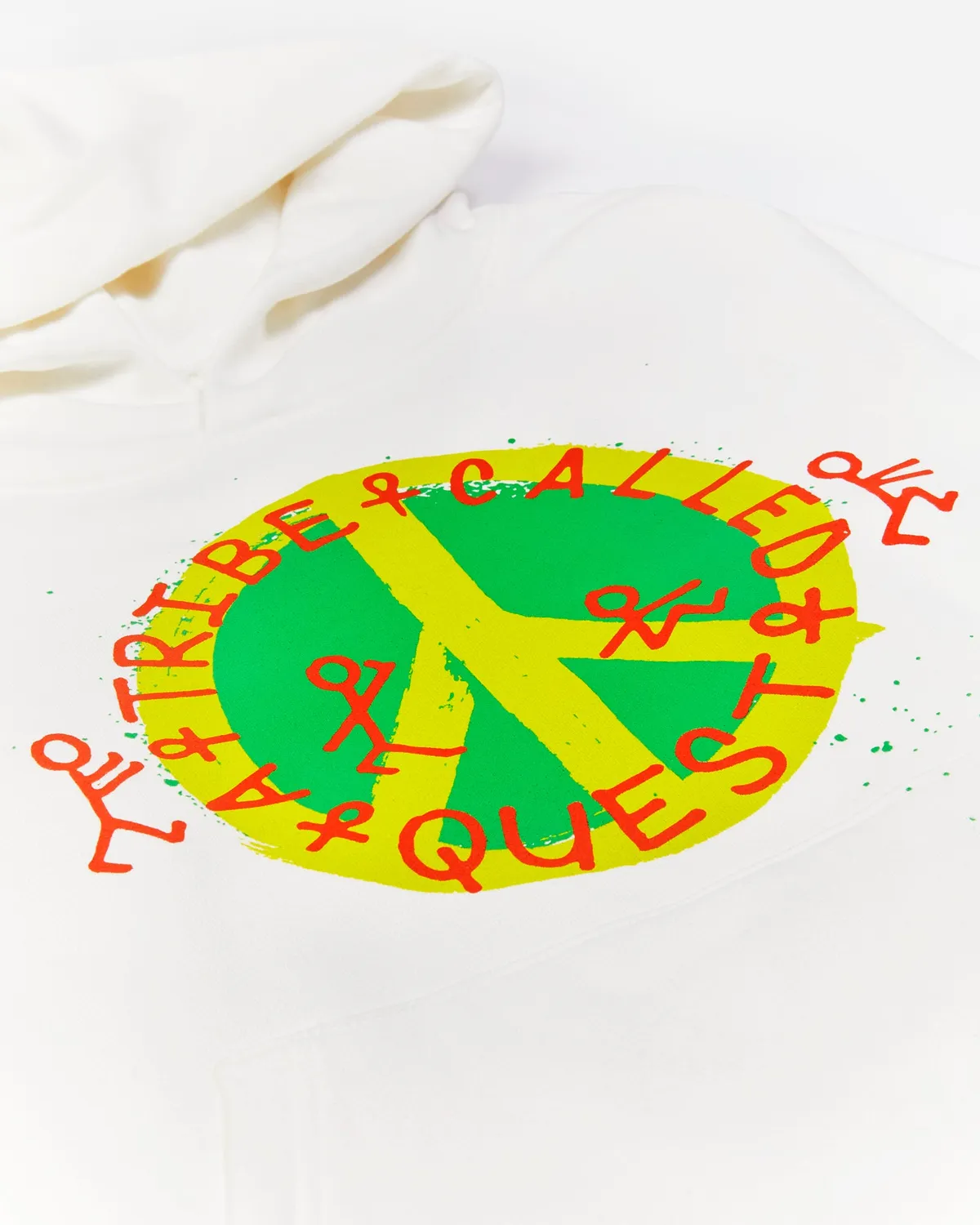 Tribe Called Quest Peace Prosperity Paper Hoodie zwart