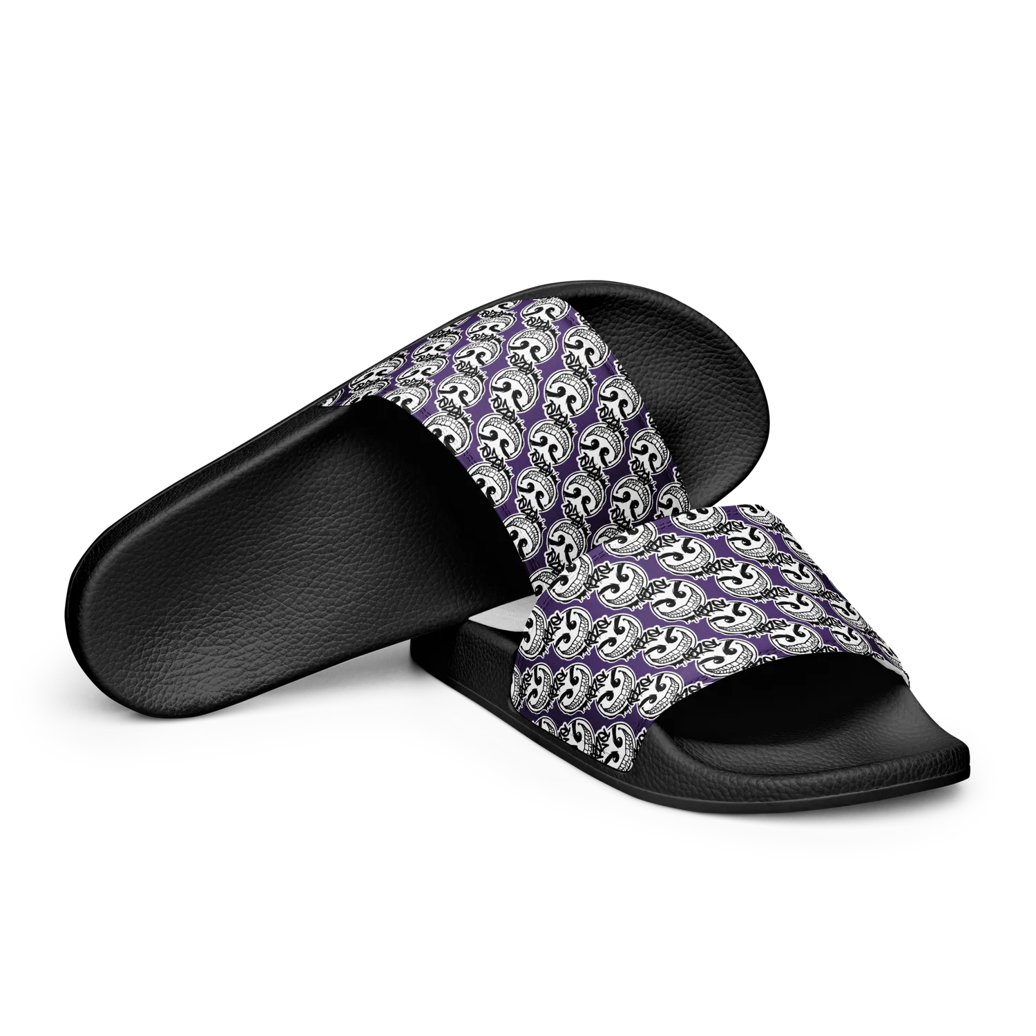 Razel Gang Drip Face slippers zwart