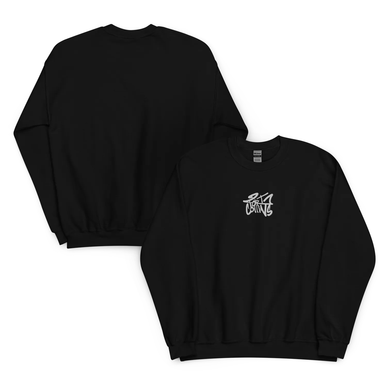 Razel Fort Collins Geborduurde Sweater Zwart