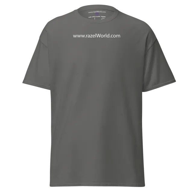Razel www.razelWorld.com T-shirt wit katoen borstprint