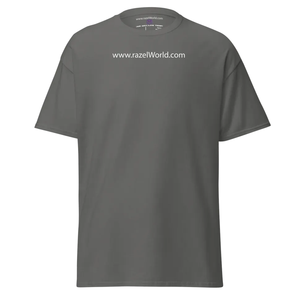 Razel www.razelWorld.com T-shirt wit katoen borstprint