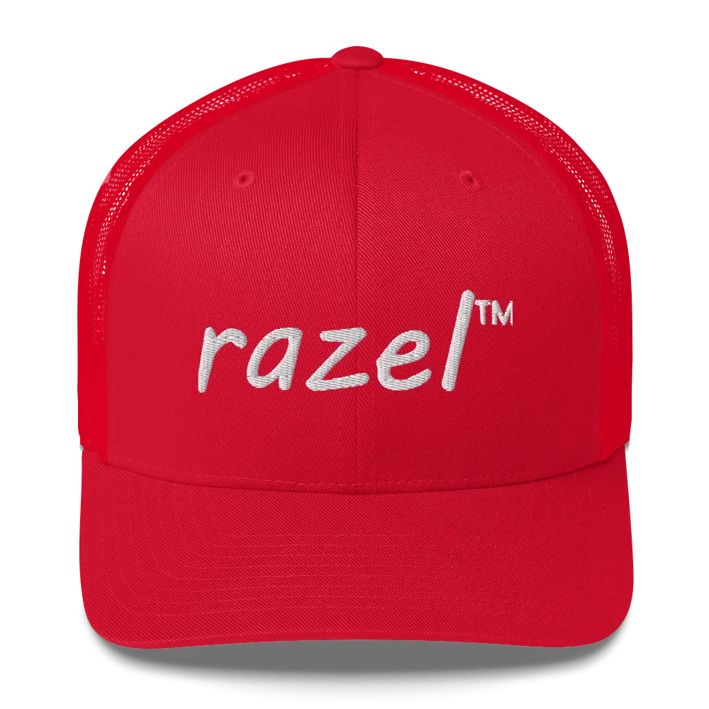 Razel trucker pet wit verstelbaar