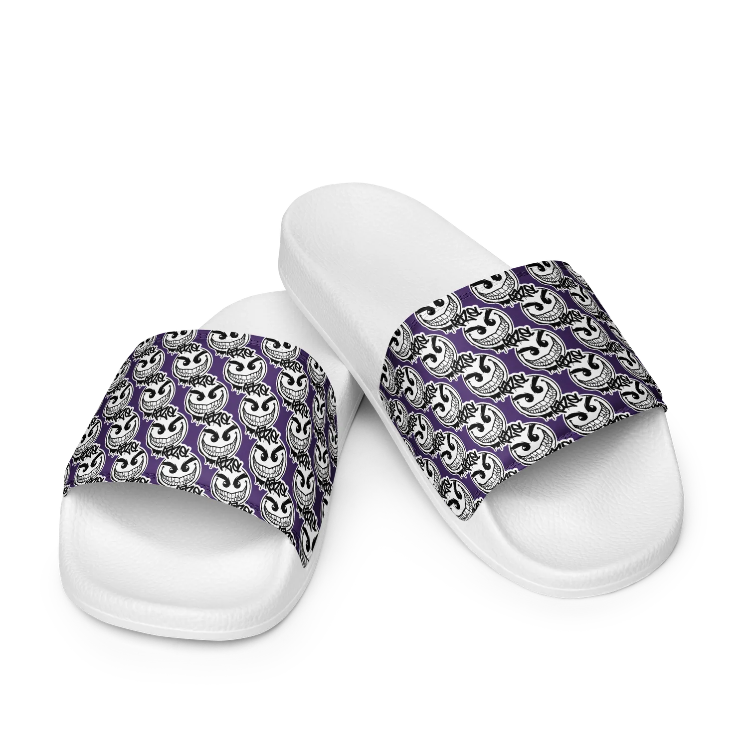 Razel Gang Drip Face slippers zwart