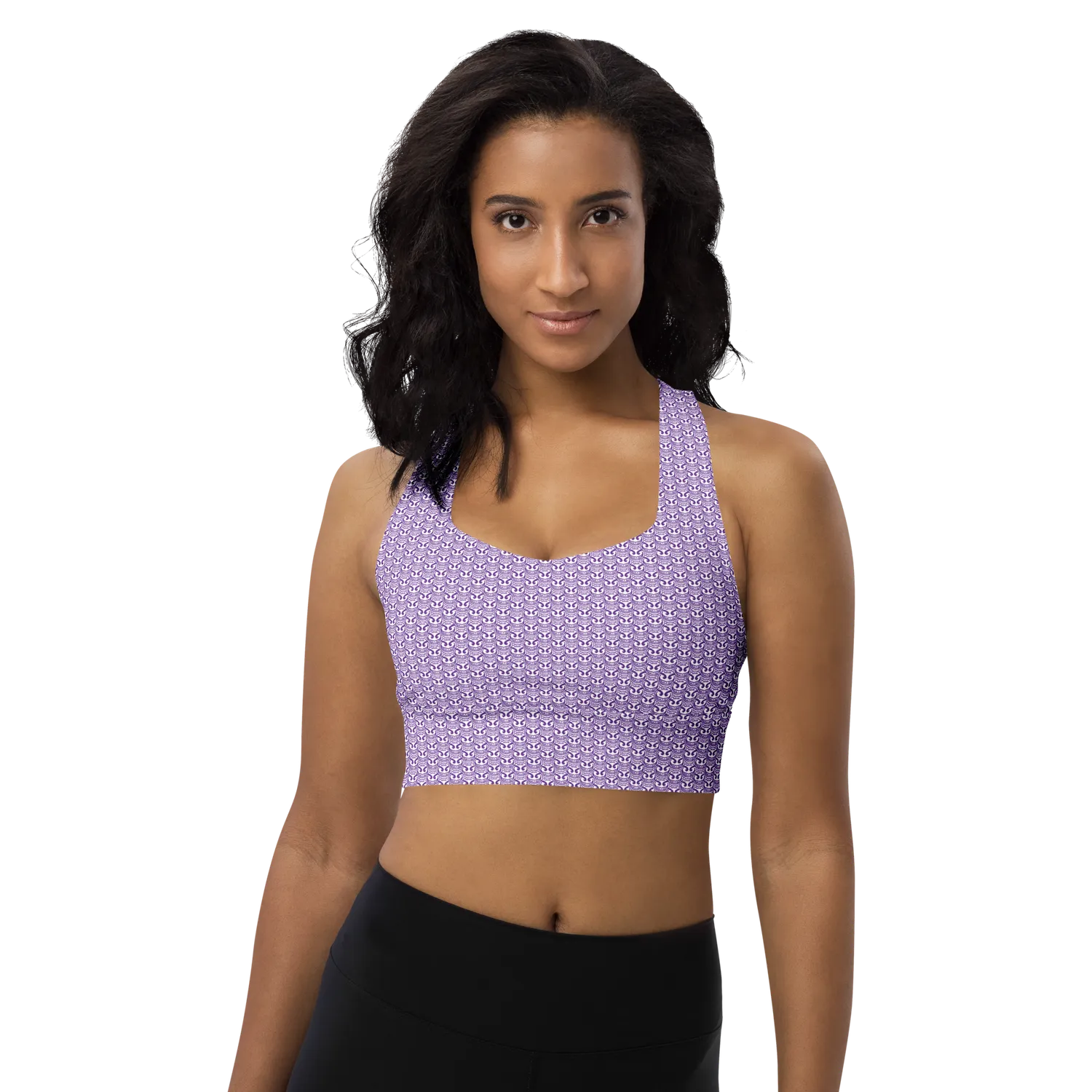 Razel Face crop top sport compressiestof padded