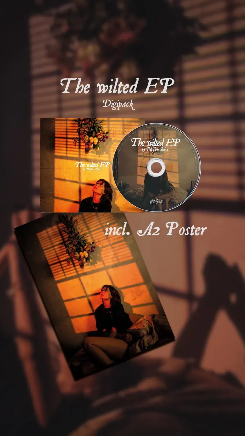 Paleface Swiss The Wilted EP CD digipack + A2 poster