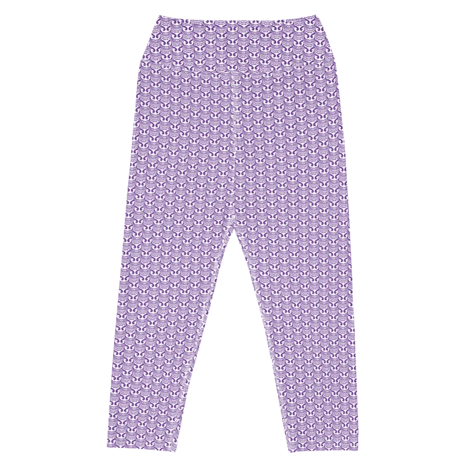 Razel Face Motif Yoga Capri high waist
