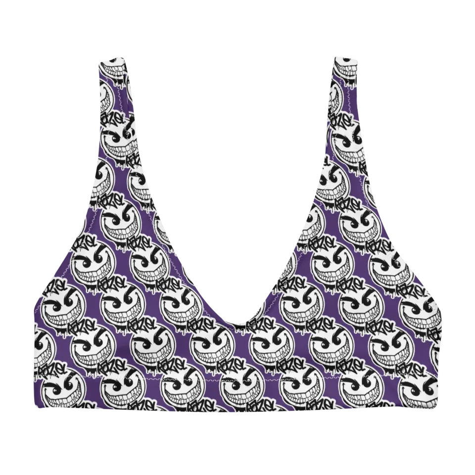 Razel Gang Drip Face bikin top padded recycled