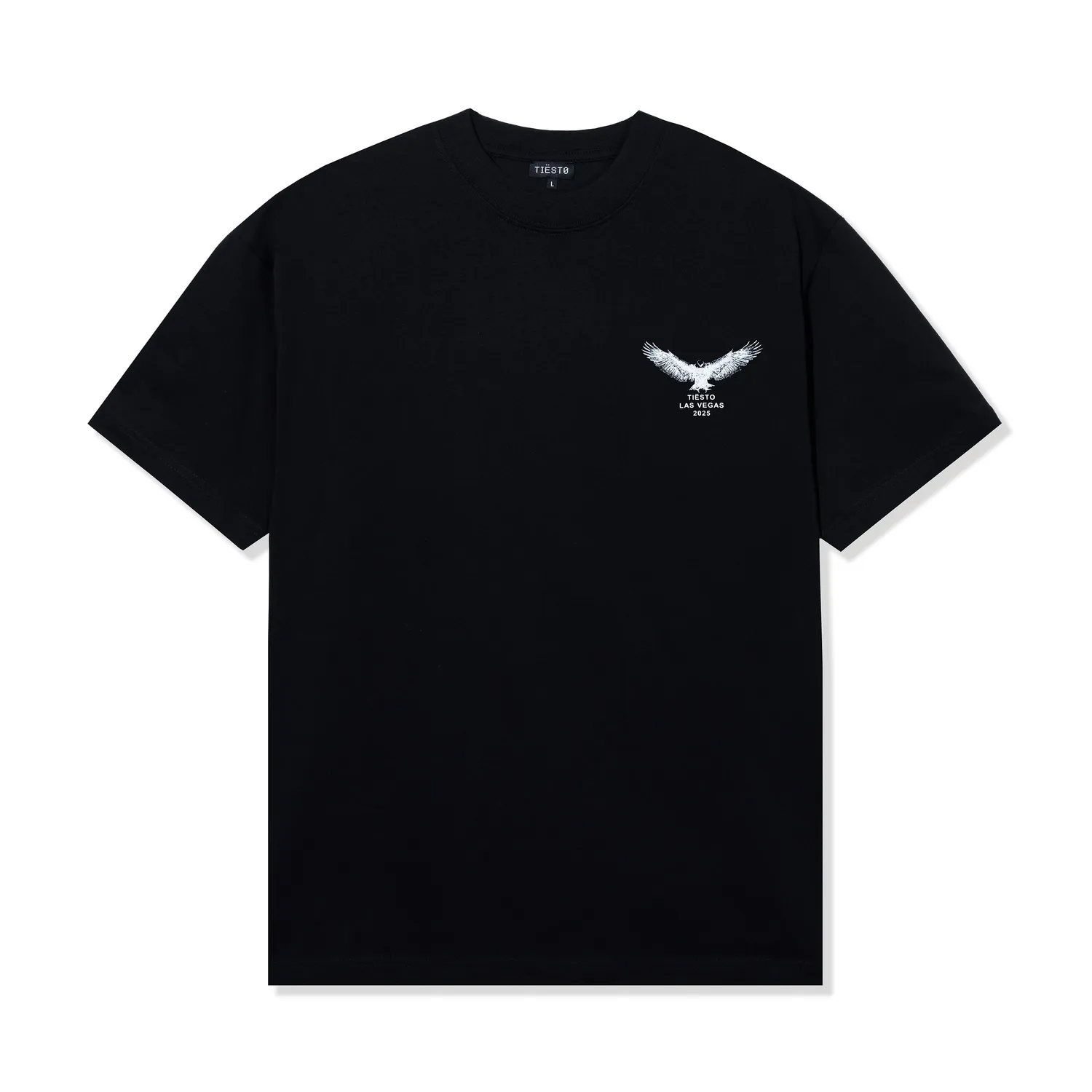 Tiësto Las Vegas 2025 Beach Tee T-shirt zwart oversized