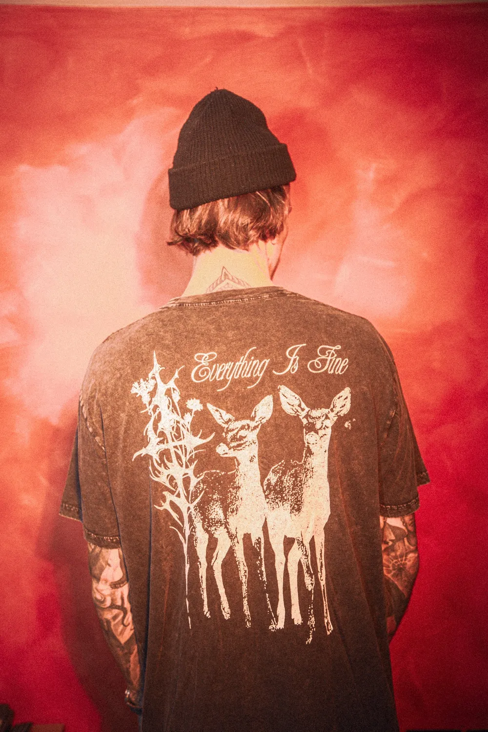 Paleface Swiss Everything is Fine shirt acid washed