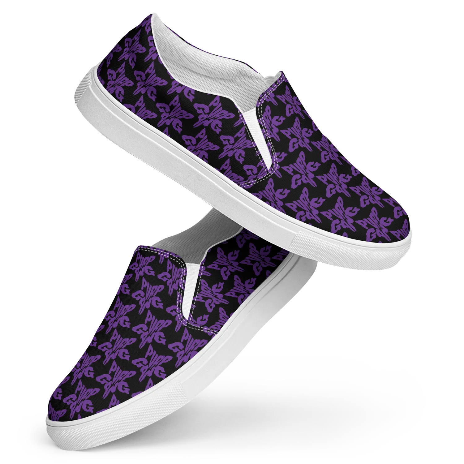 Razel Purp Gang Rock Star Slip-Ons Canvas Schoenen
