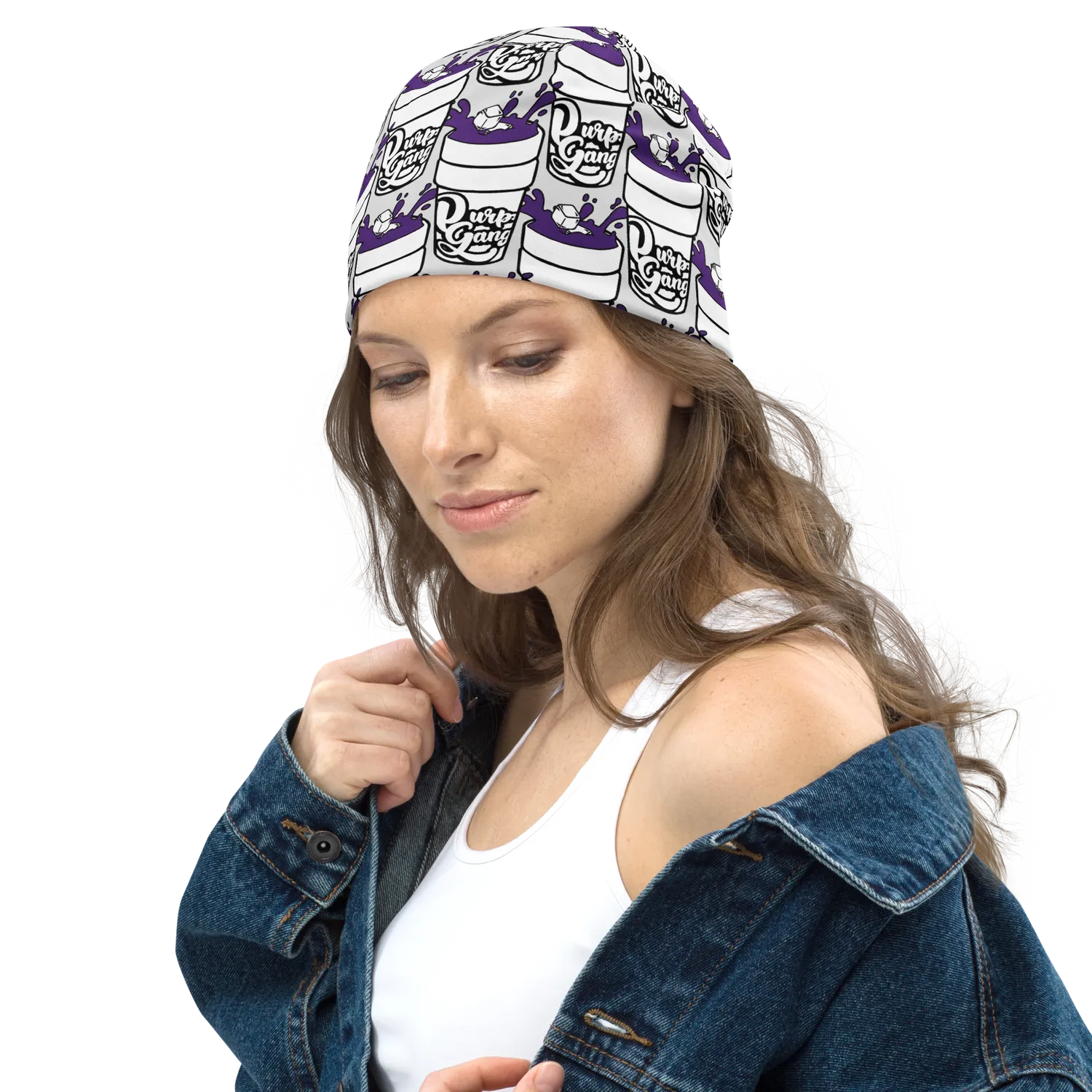 Razel Purp Gang Double Cup beanie dubbel S-L
