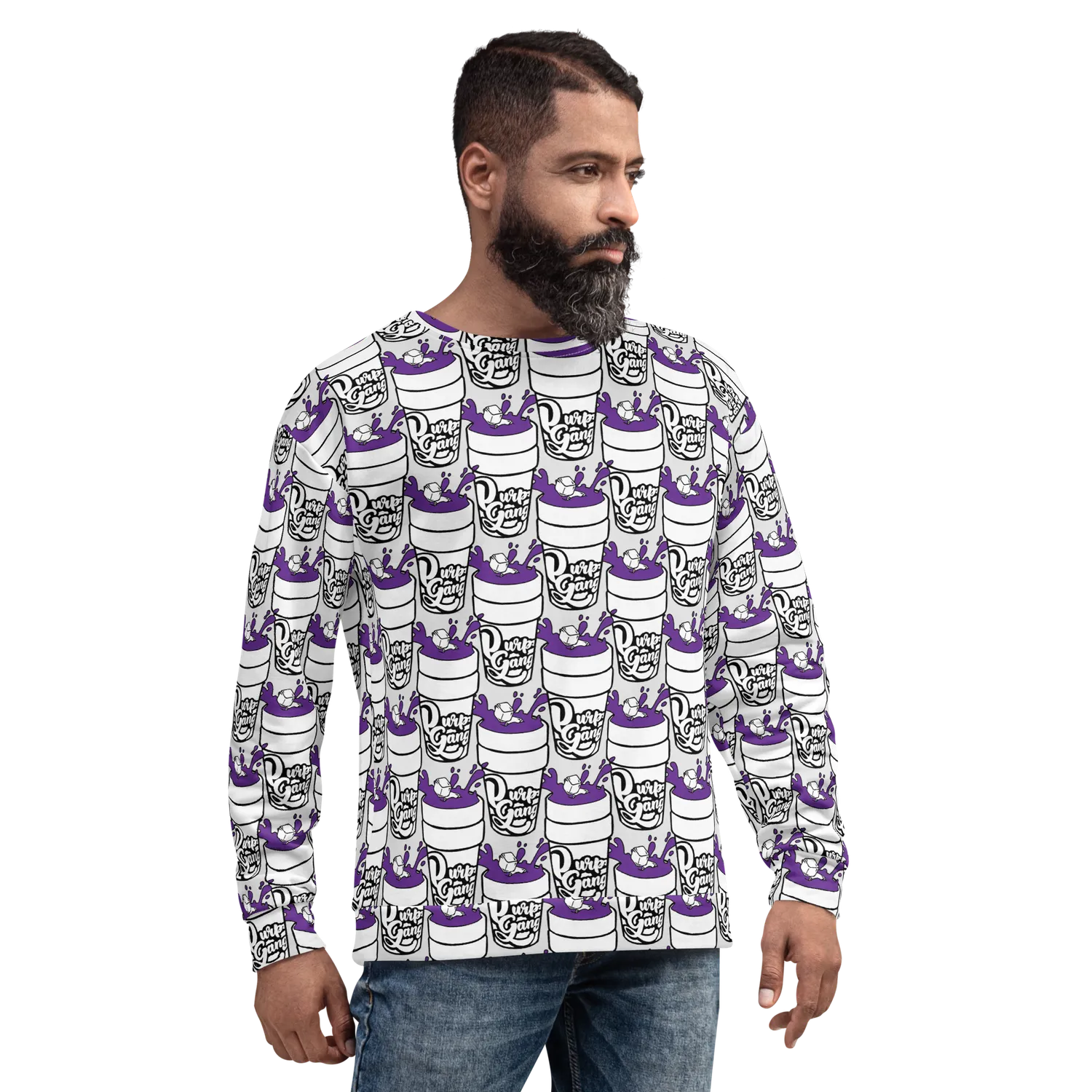 Razel Purp Gang Double Cup sweater crewneck unisex