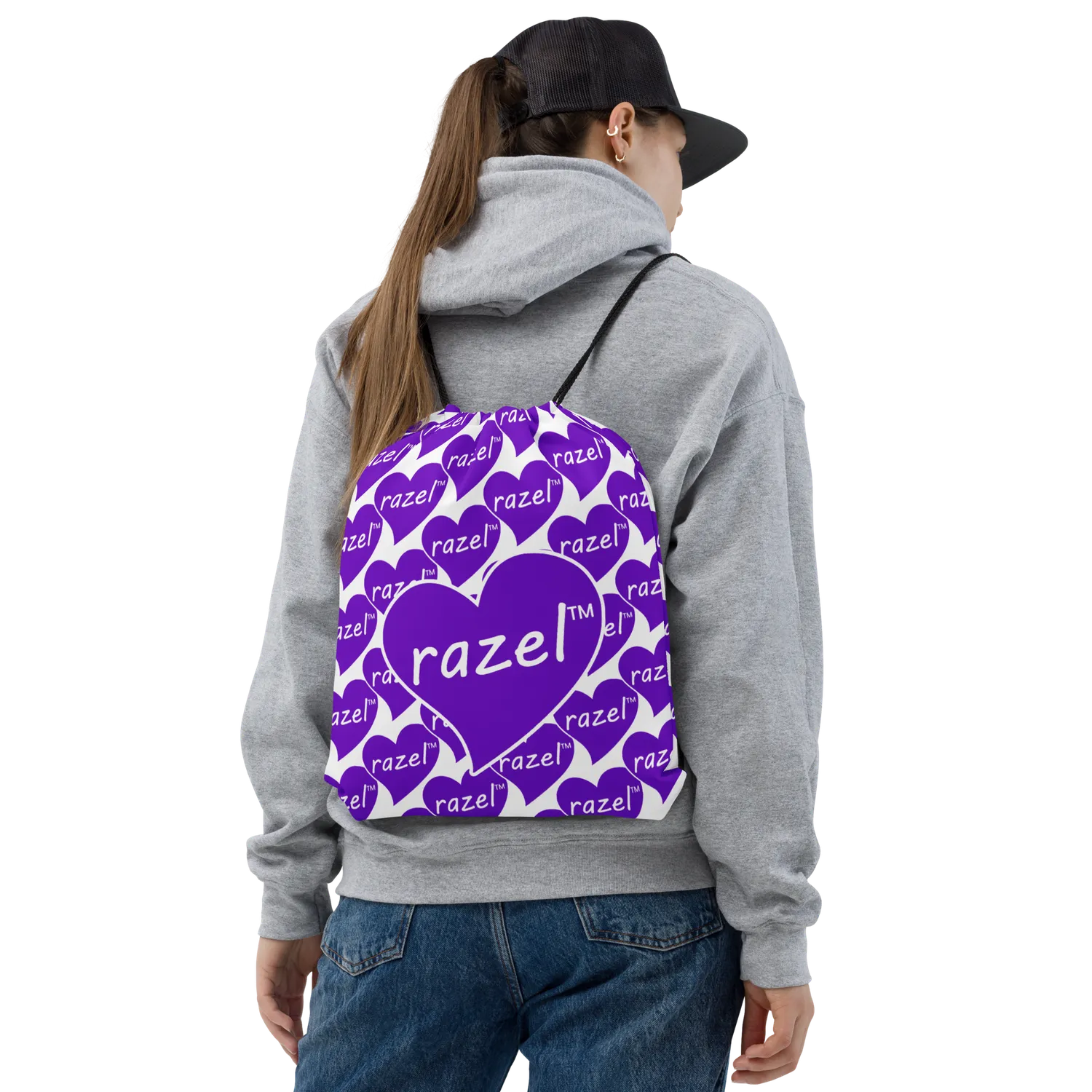Razel Purple Hearted Motif gymzak licht