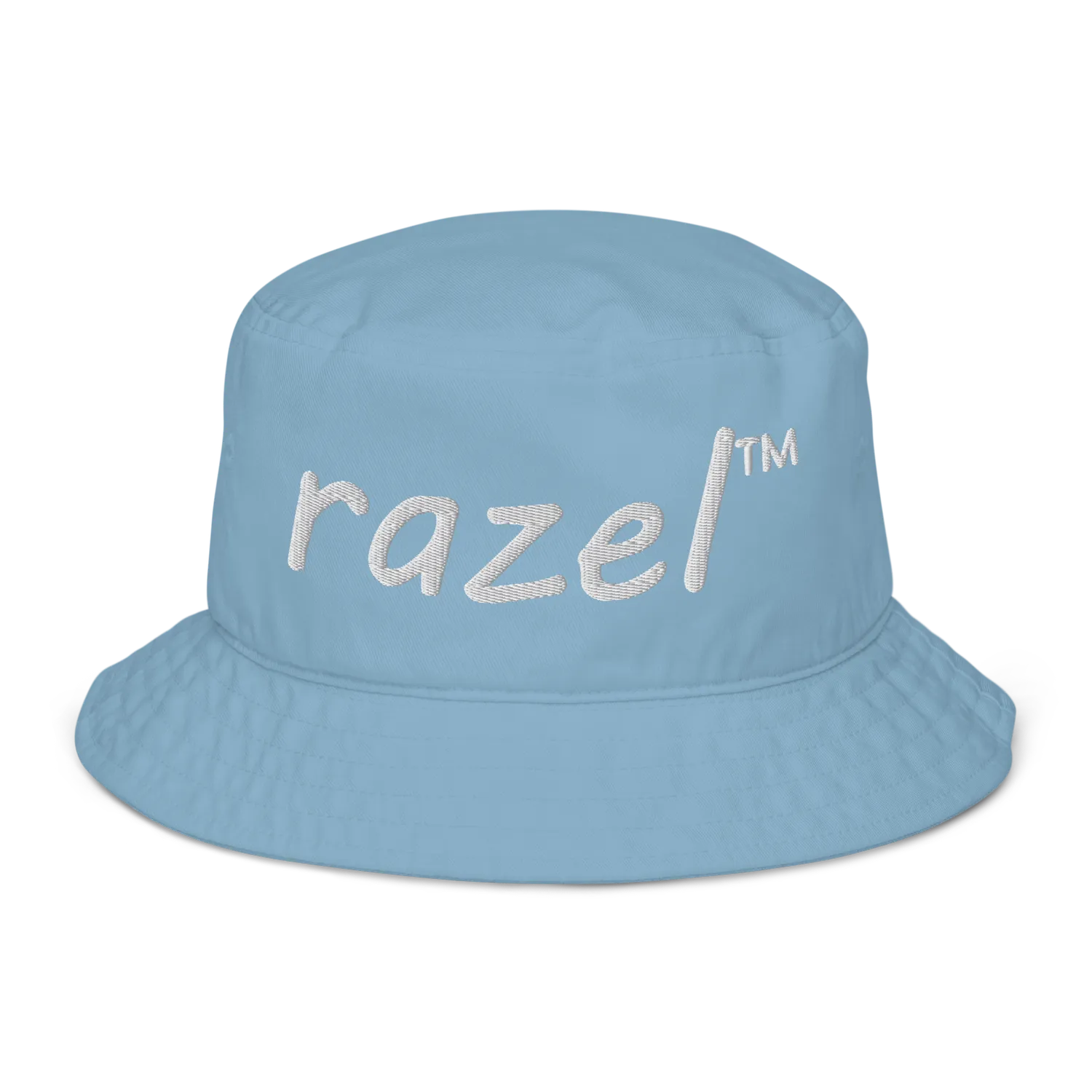 Razel Bucket Hat katoenen emmerhoed geborduurd
