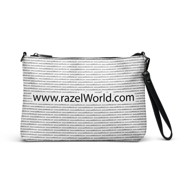 Razel www.razelWorld.com Motif schoudertas zwart kunstleer