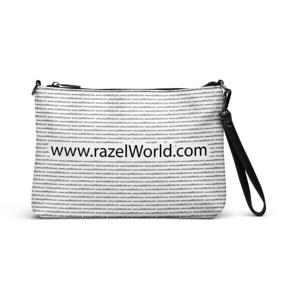 Razel www.razelWorld.com Motif schoudertas zwart kunstleer