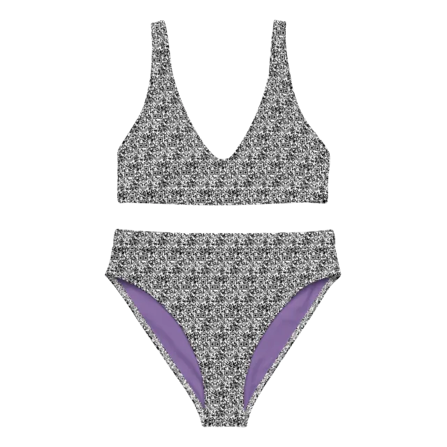 Razel Face QR Code bikini tweedelig padded XS-3XL