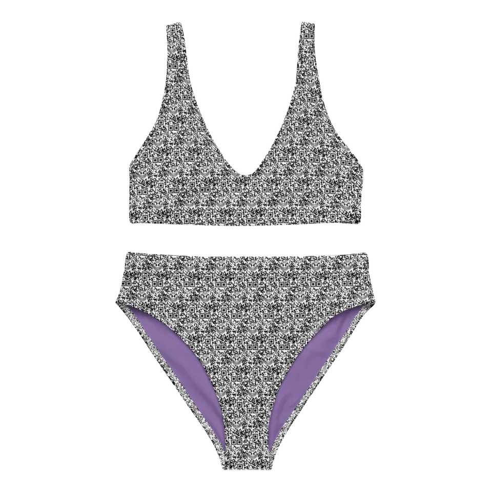 Razel Face QR Code bikini tweedelig padded XS-3XL