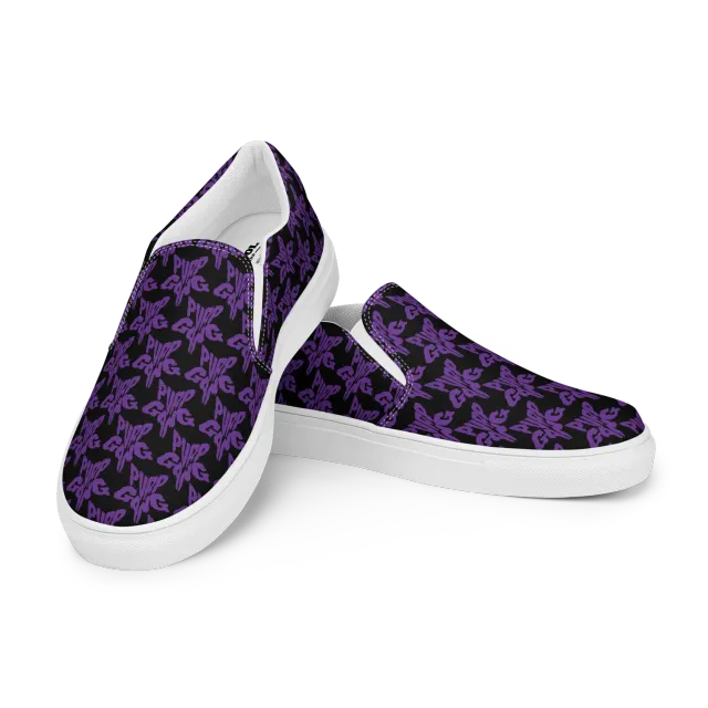 Razel Purp Gang Rock Star Slip-Ons Canvas Schoenen