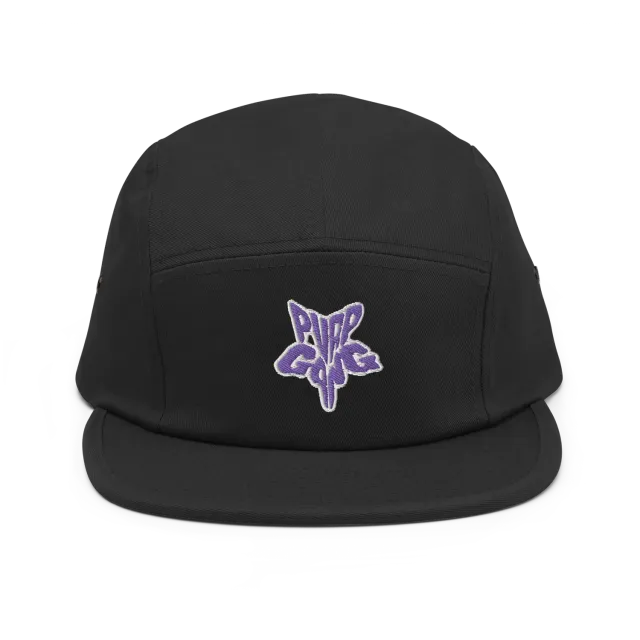 Razel Purp Gang Rock Star 5-panel pet zwart katoen