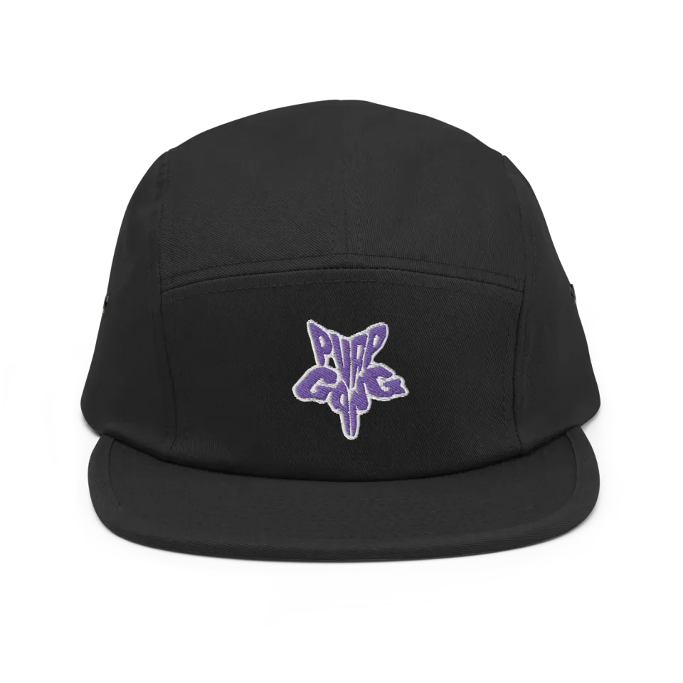 Razel Purp Gang Rock Star 5-panel pet zwart katoen