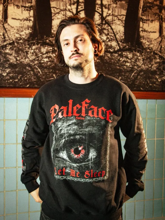 Paleface Swiss Wide Awake sweater heavy zwart