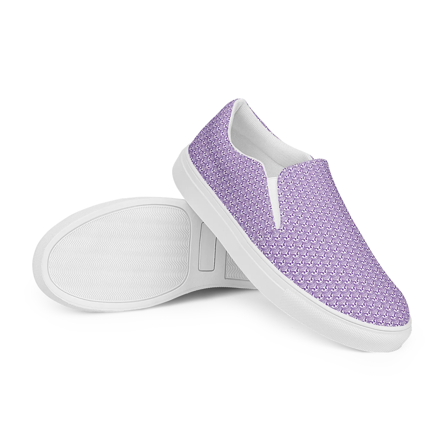 Razel Face Motif slip-ons canvas
