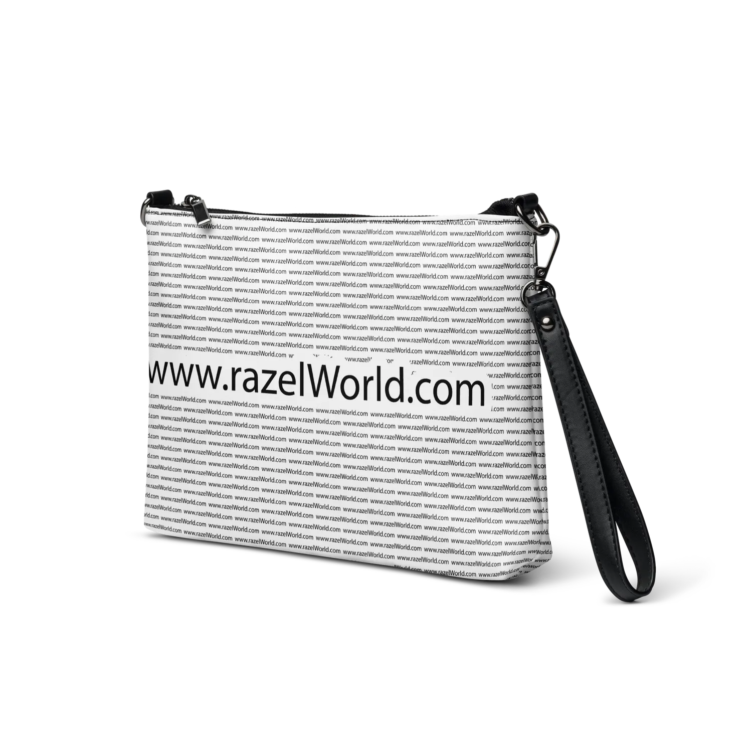 Razel www.razelWorld.com Motif schoudertas zwart kunstleer
