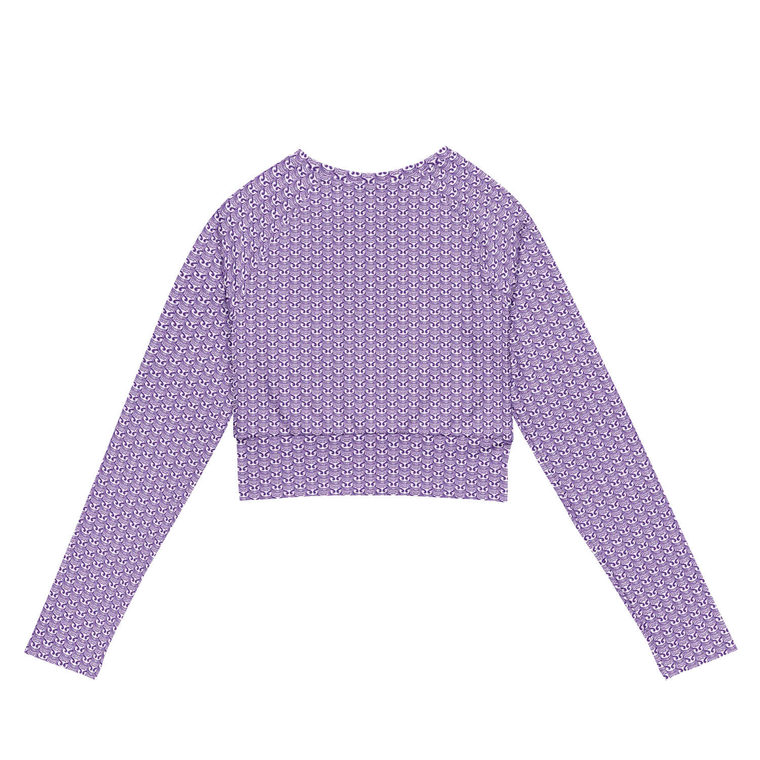 Razel Face Motif Croptop met Lange Mouwen UPF50