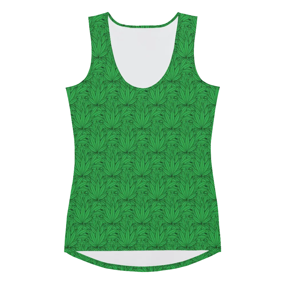 Razel Marijuana Tree Star tanktop dames stretch