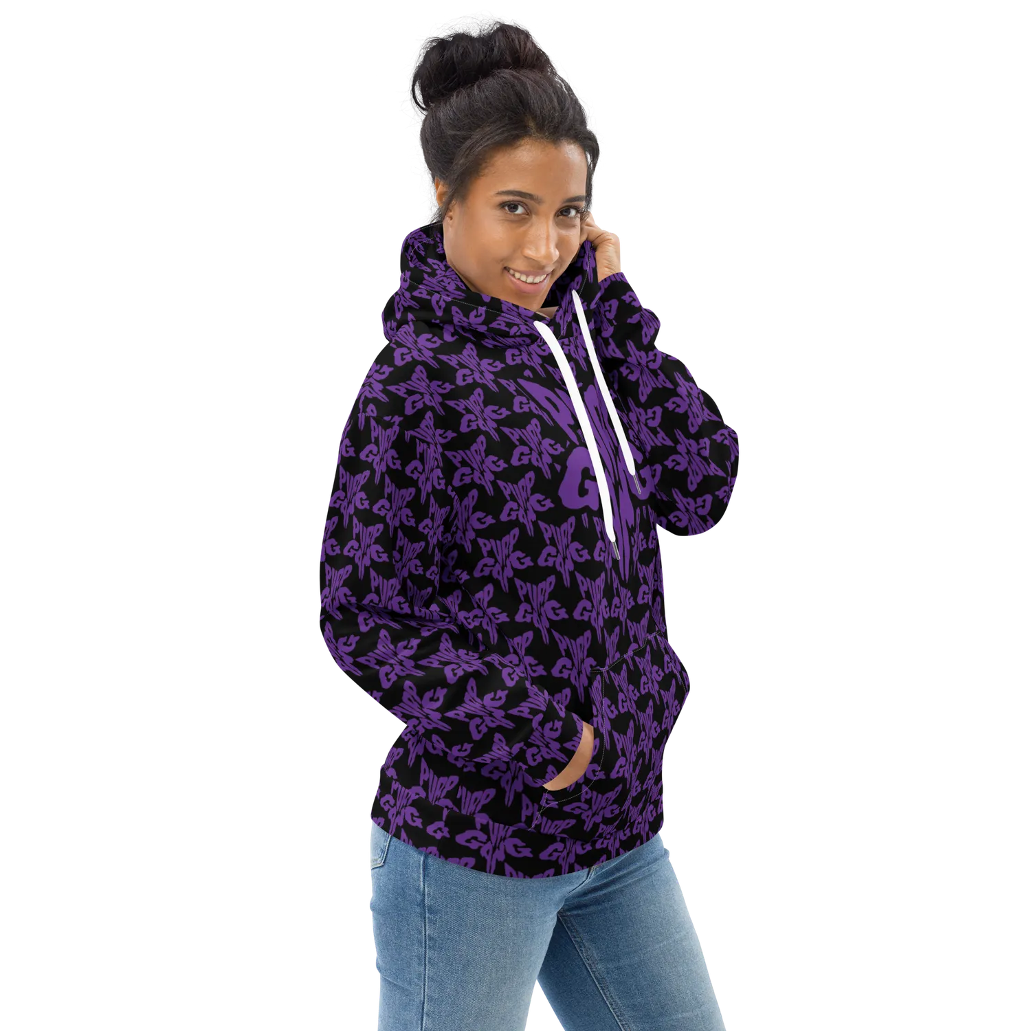 Razel Purp Gang Rock Star hoodie unisex fleece