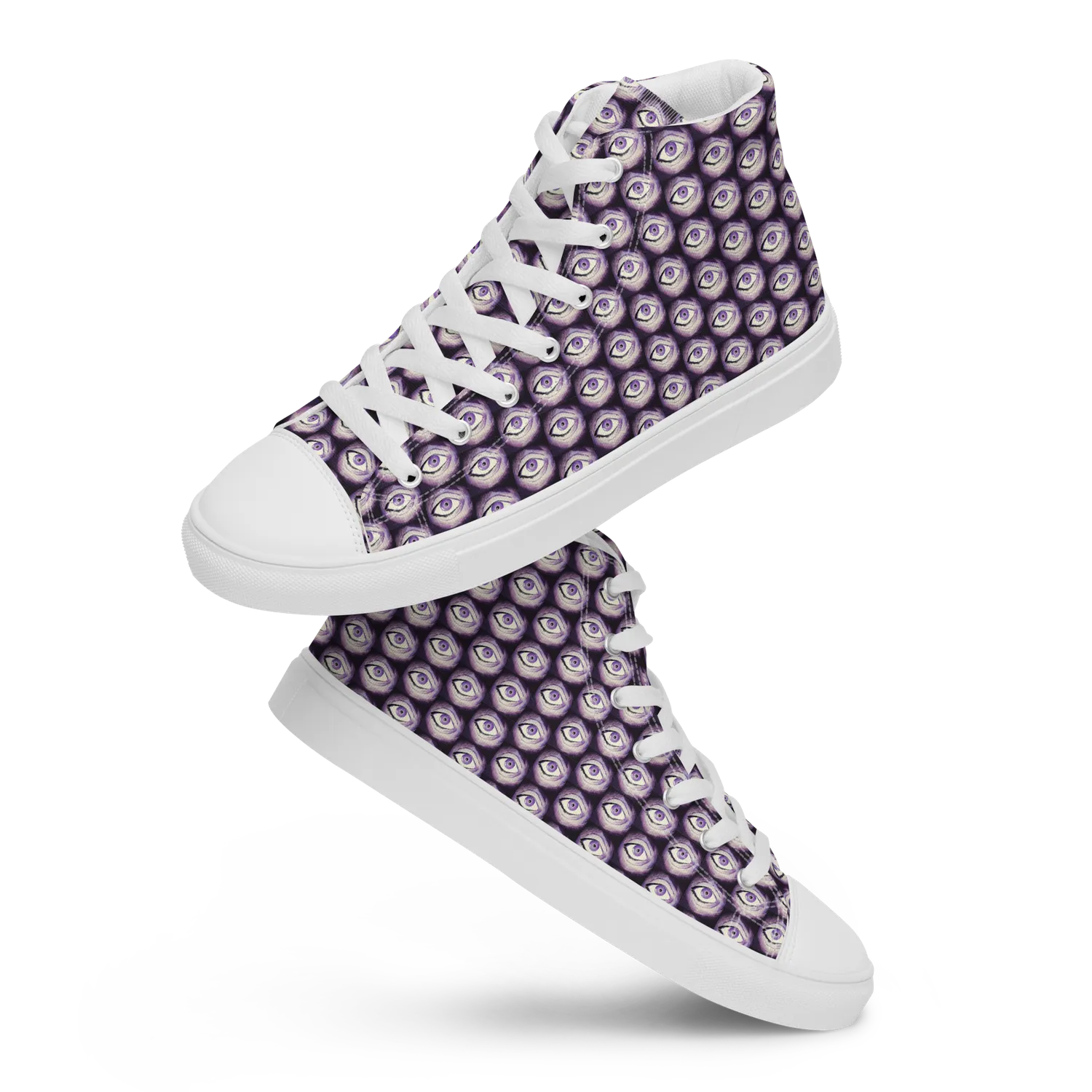 Razel Thousand Eyes Motif high top sneakers canvas