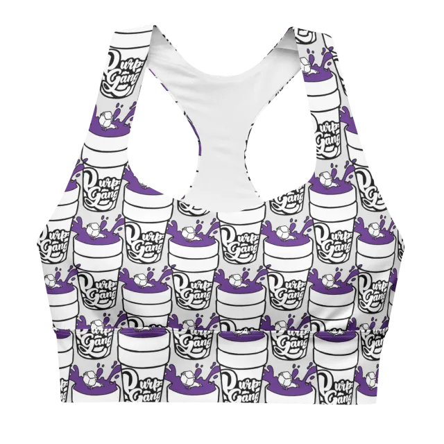 Razel Purp Gang Double Cup Crop top met padding