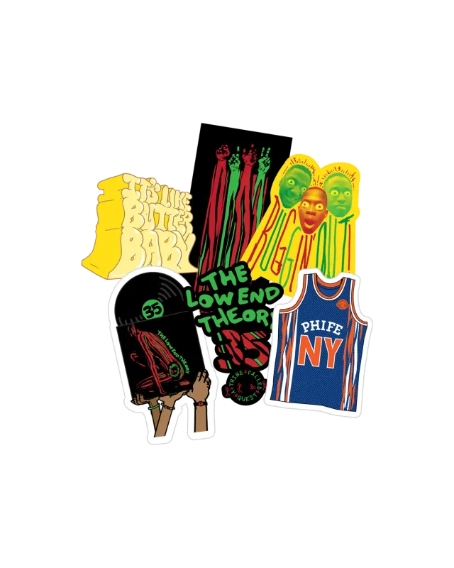 Tribe Called Quest Low End Theory 35 sticker pack 6 stuks